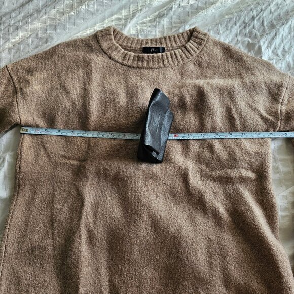 Jcrew Oversized Crewneck Merino Alpaca Supersoft Yarn - 2018 - Camel - Sz XXS - Picture 10 of 13
